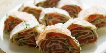 лаваш с красной рыбой