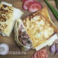 Рецепт Лаваша с курицей и грибами