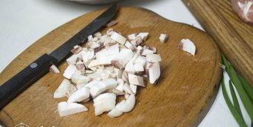 лаваш с курицей и грибами