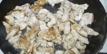 лаваш с курицей и грибами