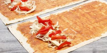 лаваш с овощами