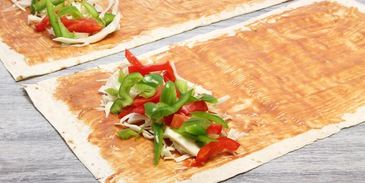 лаваш с овощами