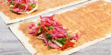 лаваш с овощами