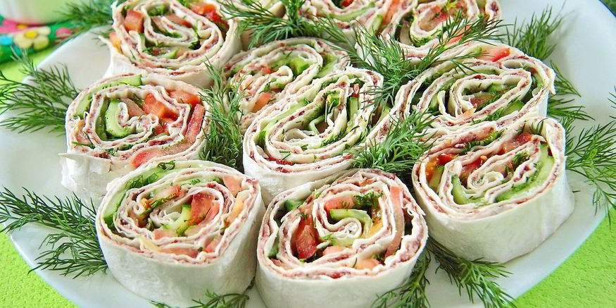 Рецепт лаваша с приправой из фасоли