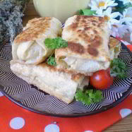 Рецепт Лаваша с рисом и яйцом