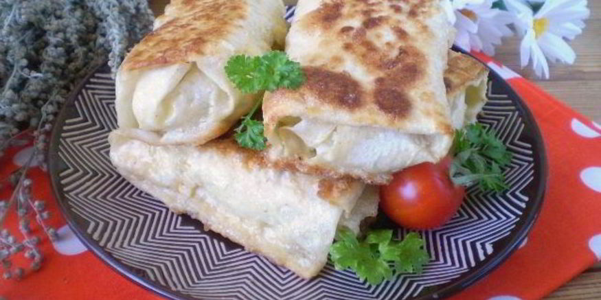 Рецепт лаваша с рисом и яйцом