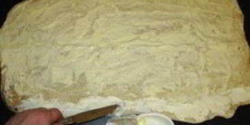 лаваш с рыбой и плавленым сыром