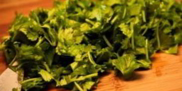 лаваш с сулугуни и кинзой