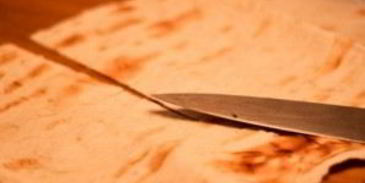 лаваш с сулугуни и кинзой