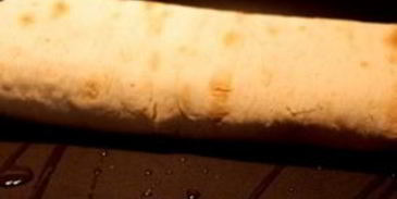 лаваш с сулугуни и кинзой