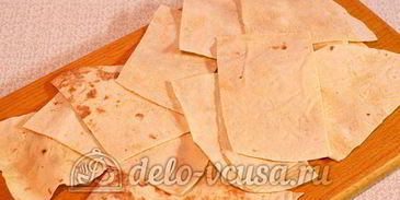 лаваш с сыром и луком