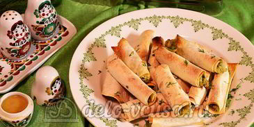 лаваш с сыром и луком