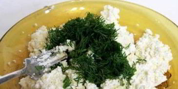 лаваш с творогом