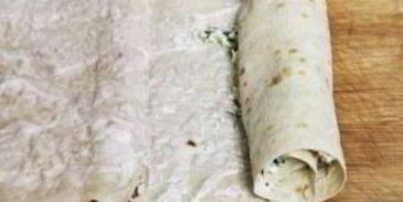 лаваш с творогом