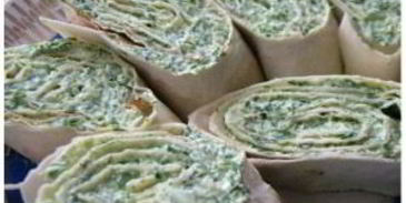 лаваш с творогом