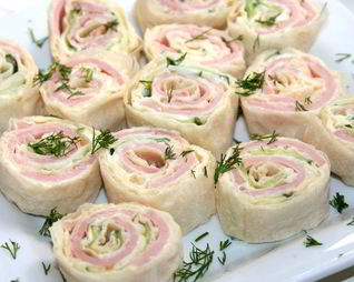 Лаваш с ветчиной