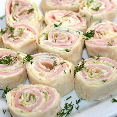 Лаваш с ветчиной