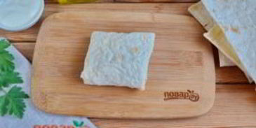 лаваш с яйцом и шпинатом