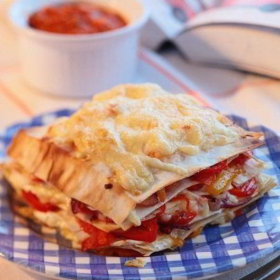 Лаваш со сладким перцем