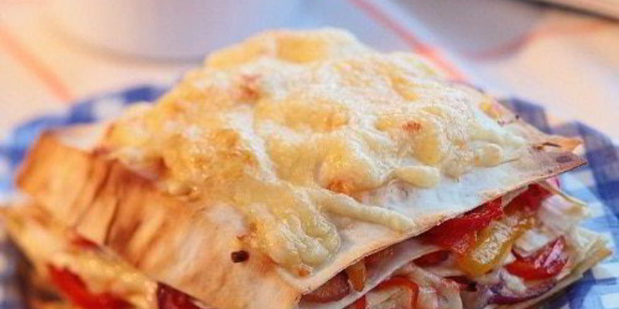 Рецепт лаваша со сладким перцем