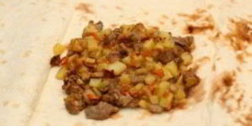 мясо в лаваше