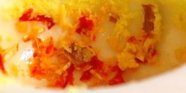 пряный сибас в лаваше с огурцом и зеленью