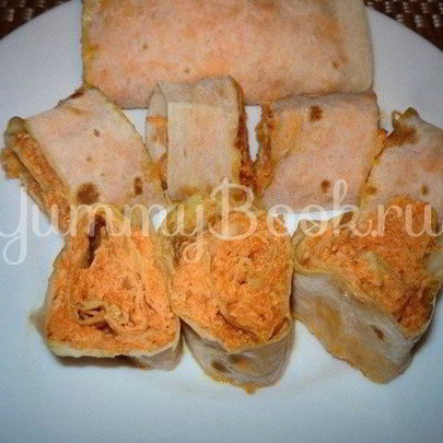 Рулетики из лаваша