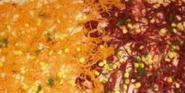 рулеты из лаваша с овощными начинками