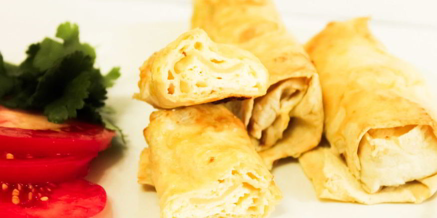 Рецепт рулетов из лаваша с сыром