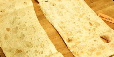 рулеты из лаваша с сыром