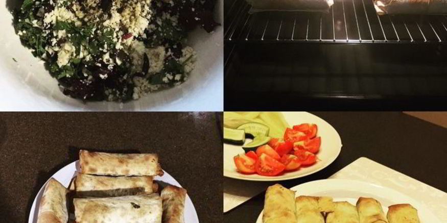 Рецепт сулугуней в лаваше