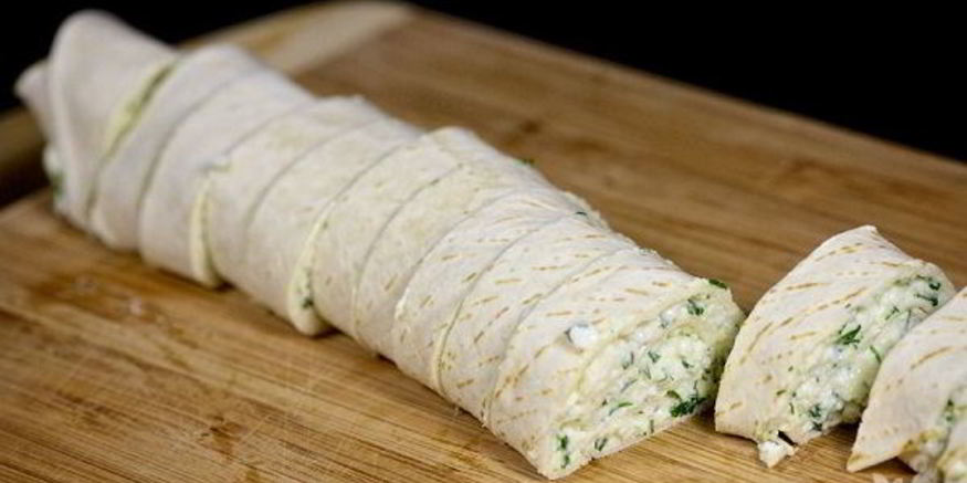 Рецепт тонкого лаваша с сыром