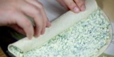 тонкий лаваш с сыром