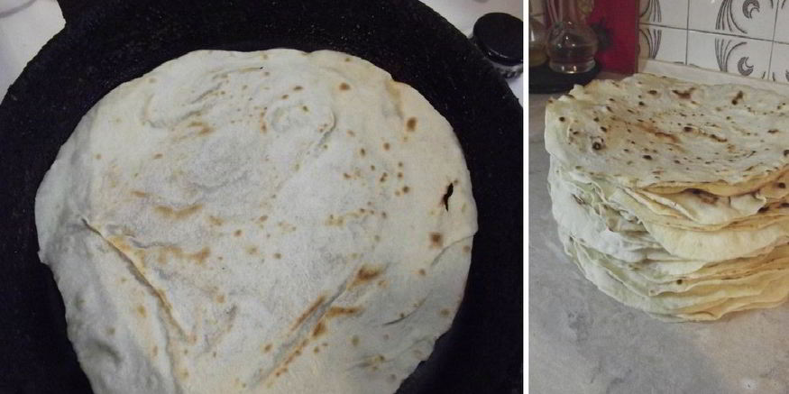 Рецепт тонкого лаваша