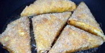 треугольники из лаваша с сыром