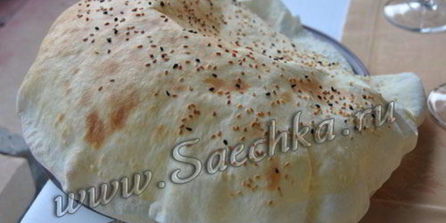 Рецепт турецкого лаваша