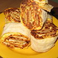 Рецепт Творожных завитков из лаваша