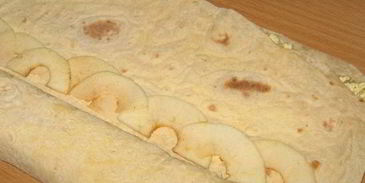 творожные завитки из лаваша