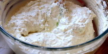 улитка из лаваша с творогом