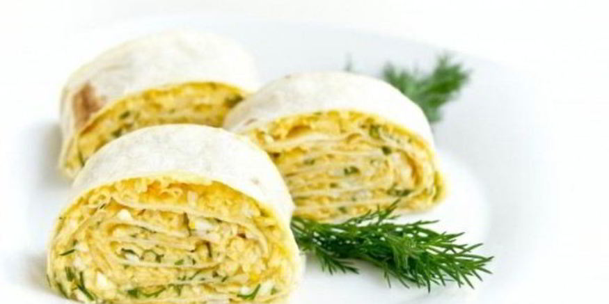 Рецепт закуски из лаваша