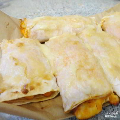 Закуска к пиву из лаваша