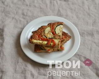 Диетическая лепешка с овощами