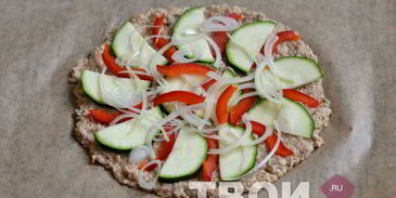 диетическая лепешка с овощами