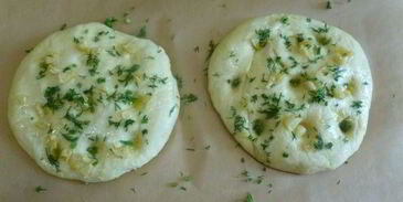 фокачча с чесноком