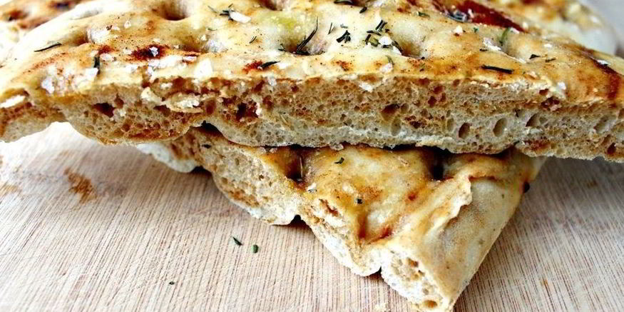 Рецепт фокаччи с кунжутом