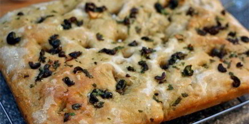 Рецепт фокаччи с оливками