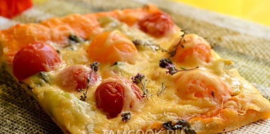 Рецепт итальянских лепешек с черри