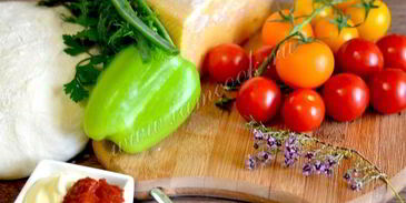 итальянские лепешки с черри