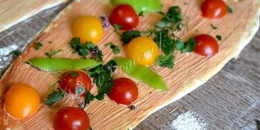 итальянские лепешки с черри