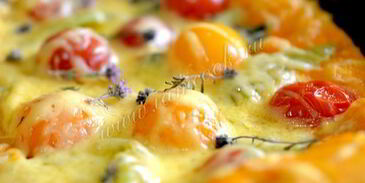 итальянские лепешки с черри